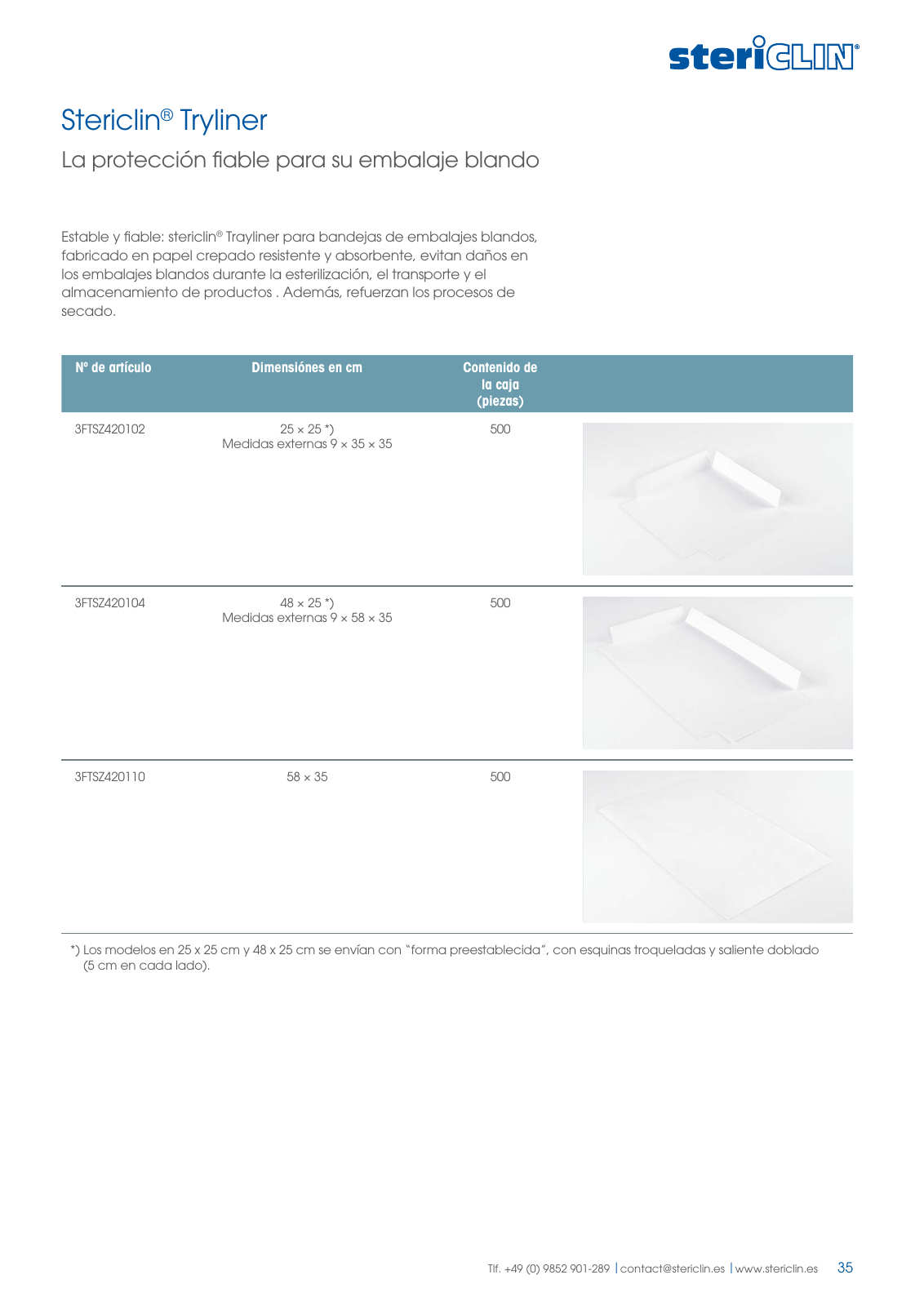Vorschau stericlin® Catalogo de productos 2017 Seite 35